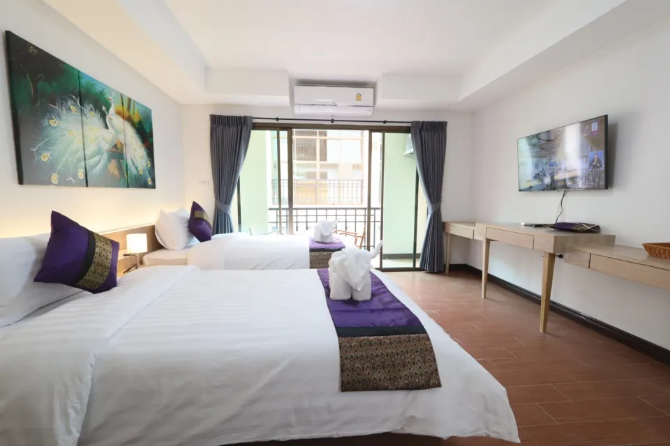 Deluxe Twin Room — Peacock De Pai Hotel (2)